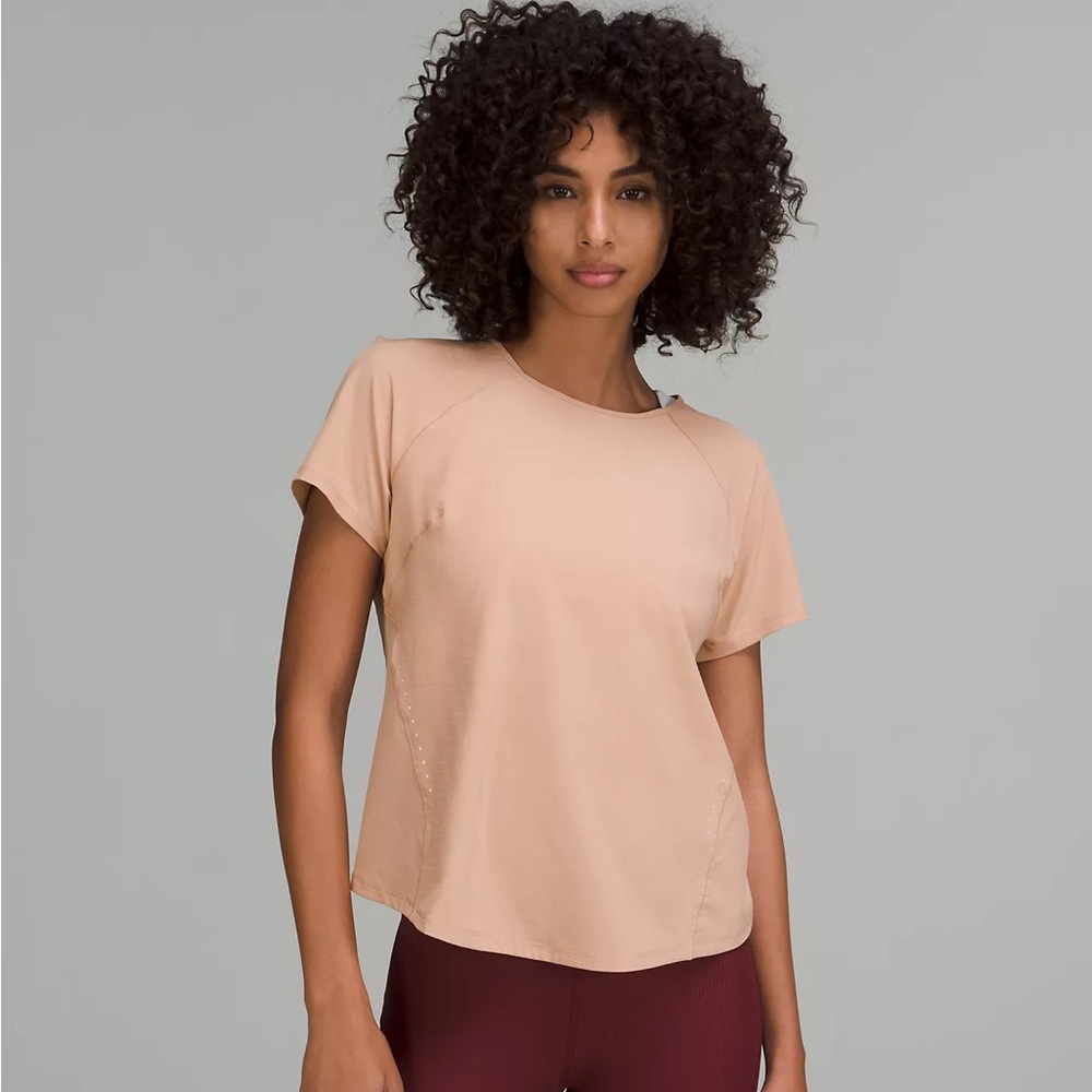 lululemon athletica Short Sleeve Tee in Blush Peach